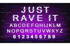 Just rave it font template Product Image 1