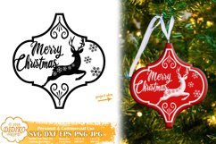 Arabesque Christmas Ornament SVG | Arabesque TIle Ornament Product Image 10