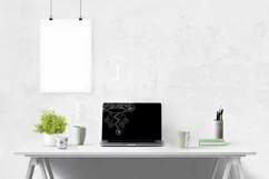 computer mockup & desk mockup bundle - Free Design of The Week Product Image 4