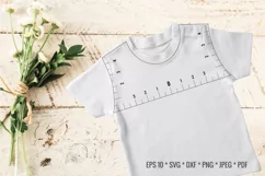 Baby t-shirt ruler. T-Shirt Placement Ruler. T-shirt ruler Product Image 1