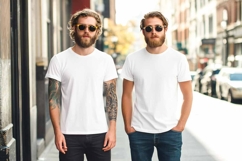 White T-shirt Mockup Product Image 1
