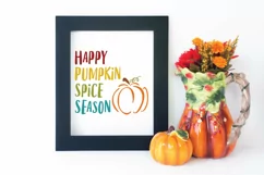 Happy Pumpkin Spice Season SVG - Fall SVG File - Autumn File Product Image 3