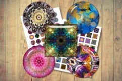 Mandala Digital Collage Sheet,Mandala Ornament,48 Images Product Image 1
