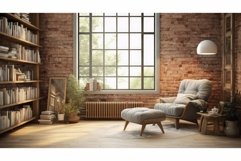 industrial loft interior background Product Image 1