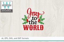 Christmas SVG - Joy To The World Product Image 2