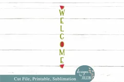 Summer Welcome Sign SVG, Sublimation, Printable Product Image 3