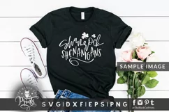 Shamrock Shenanigans SVG | Clover SVG | St. Patricks SVG Product Image 3