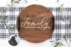 Farmhouse Sign SVG, Family SVG Product Image 1