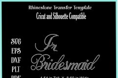 Wedding Rhinestone Template - Jr. Bridesmaid Product Image 2