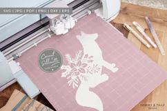 Christmas Fox- SVG EPS DXF PNG PDF JPG Product Image 3