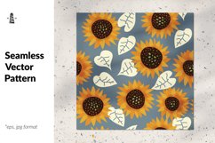 Sunflowers seamless pattern Product Image 1