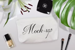 Cosmetic Bag Mock-up. PSD&JPG Product Image 1