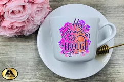 Jesus PNG His Grace is Enough PNG Christian Sublimation Product Image 5