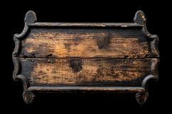 Vintage Wooden Signboard Mockup Product Image 2