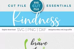 Girl power svg - a brave, strong & kind SVG for crafters Product Image 3