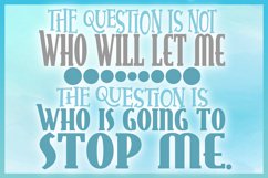 The Question Is Who Is Going To Stop Me Quote SVG Product Image 2