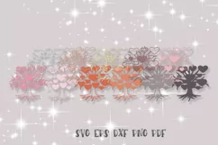 3D Wedding Tree of Love Valentines svg Valentine Gift Product Image 2