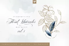 Floral Watercolor Bouquet Vol5 Product Image 1