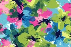 Seamless Watercolor Florals Background Wallpaper Product Image 1