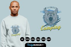 Wilderness Camping for T-Shirt Design SVG Product Image 1