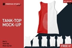 Men&#039;s Tank-Top Mock-Up Set Product Image 1