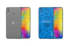Samsung Galaxy M20 Vinyl Skin Design Mockup 2019 Product Image 2