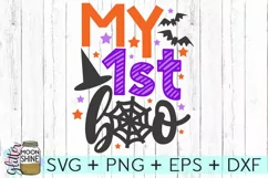 My First Boo SVG DXF PNG EPS Cutting Files Product Image 1