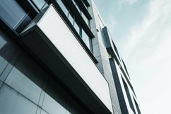 Sign Board Mockup on Building Wall Product Image 2