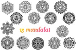 Very Detailed Mandala Bundle - 15 SVG cut files Product Image 5