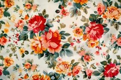 Decorative Floral Pattern Background Wallpaper Product Image 1