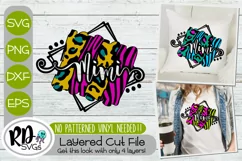 Mimi Brushstroke - A Layered Cricut SVG for Mother's Day Product Image 1