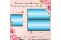 100 Seamless Ombre Scale Pattern Digital Papers 12 x 12 inch Product Image 3