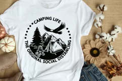 Camping SVG PNG DXF EPS Files Camping Life SVG Campfire SVG Product Image 3