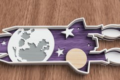 Transportation Laser Cut File - Spaceship Product Image 3