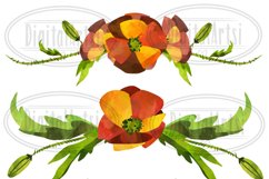 Watercolor Poppies Clipart Product Image 4