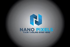 Nano Pixels Letter N Logo Product Image 1