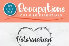 Veterinarian svg, vet svg with paw print - cute pawprint svg Product Image 4