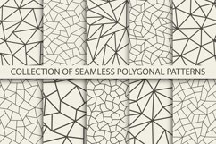 Seamless vector polygonal patterns Product Image 1