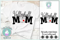 Volleyball mom svg, Volleyball biggest fan Cut File SVG Product Image 1
