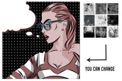 9 Halftone backrounds +BONUS. Product Image 5