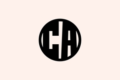 CA logo design. CA Product Image 1