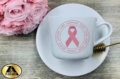 Breast Cancer SVG PNG EPS DXF Awareness SVG Pink Ribbon SVG Product Image 6