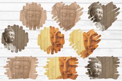 Sublimation Backgrounds - Buddha Wood Sublimation Background Product Image 2