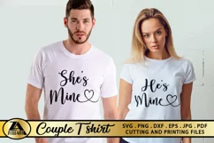 Valentines Day SVG Love Quotes SVG Couple T shirt Designs Product Image 6