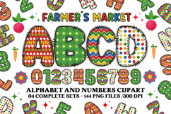 Fall Autumn Alphabet png clipart, fall autumn letters doodle Product Image 1