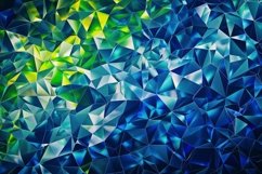 Blue and Green Geometric Background Wallpaper Product Image 1