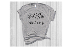 Bella Canvas 3001 Tshirt Mock-up BUNDLE ALL HEATHERS Product Image 2