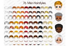 Bundle Chibi Family Clipart PNG, Custom Family Portrait Product Image 7