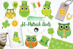 St. Patrick Owls graphics and illustrations Product Image 1
