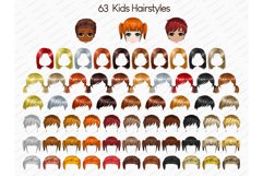 Chibi Kids Christmas Clipart PNG, Cute children boy girl Product Image 6
